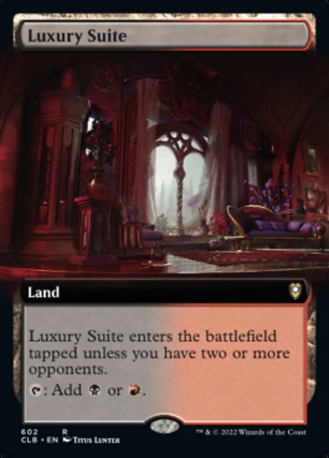 Luxury Suite (Extended Art) [Commander Legends: Battle for Baldur's Gate] - PCA Designer Toys