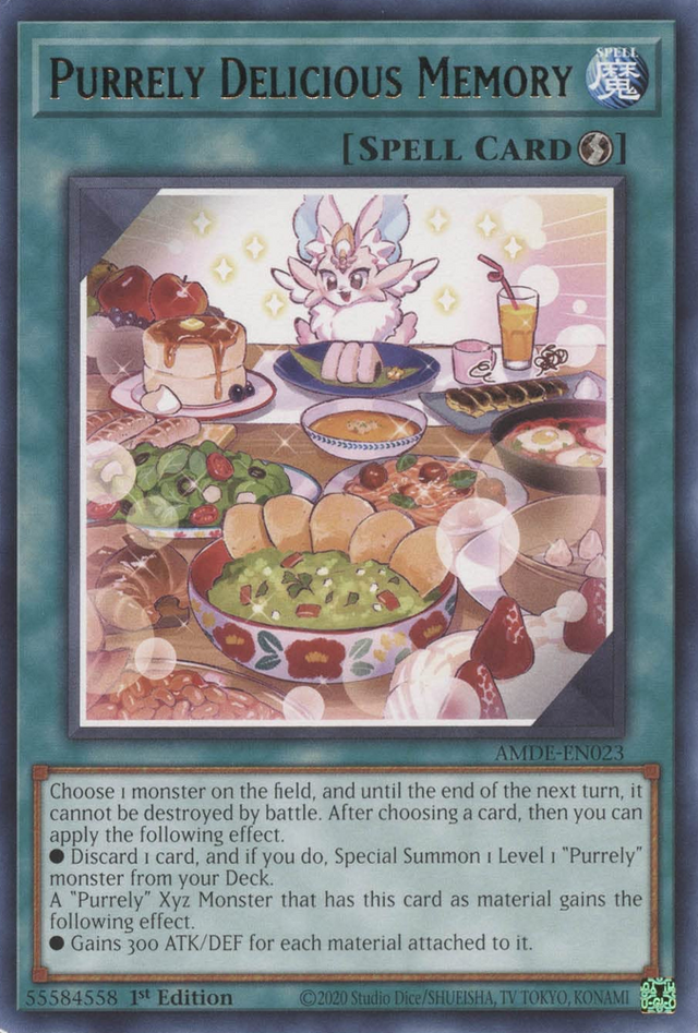 Purrely Delicious Memory [AMDE-EN023] Rare - PCA Designer Toys