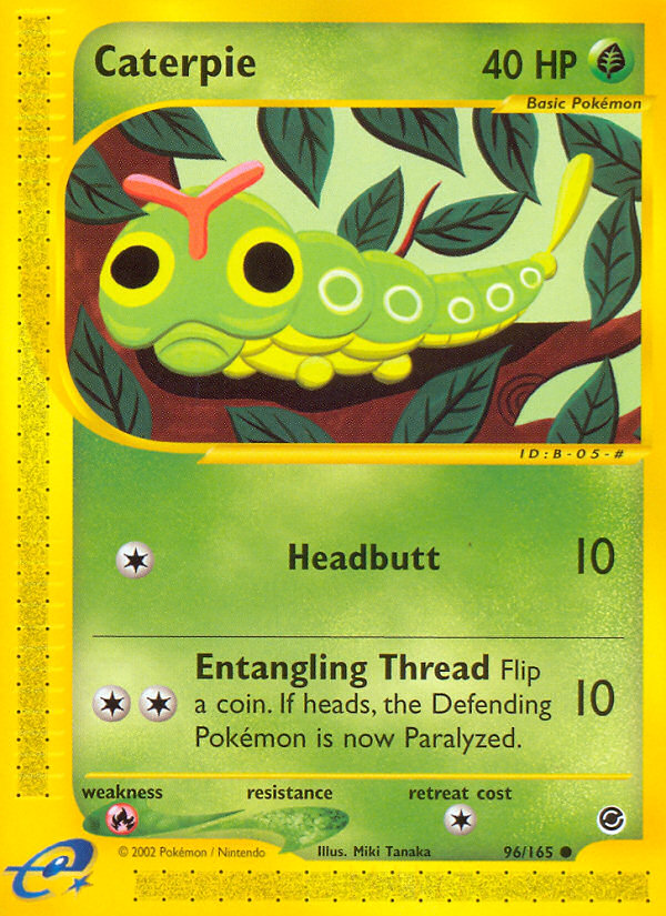 Caterpie (96/165) [Expedition: Base Set] - PCA Designer Toys