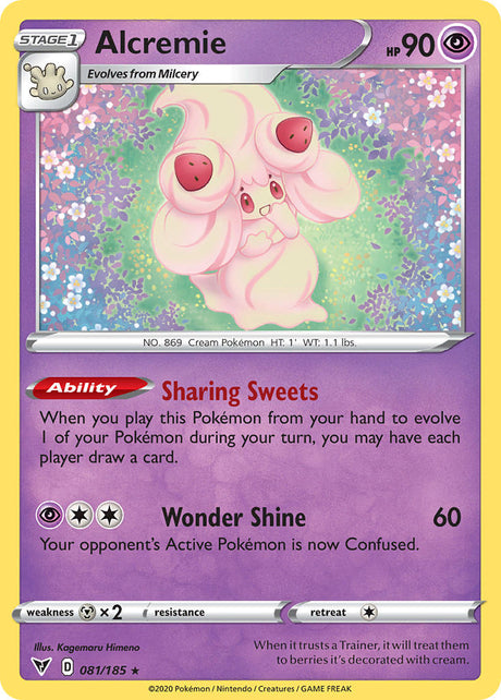 Alcremie (081/185) [Sword & Shield: Vivid Voltage] - PCA Designer Toys