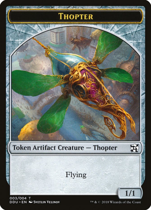 Thopter Token (003/004) [Duel Decks: Elves vs. Inventors Tokens] - PCA Designer Toys