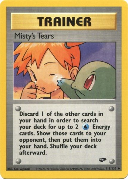 Misty's Tears (118/132) [Gym Challenge Unlimited] - PCA Designer Toys