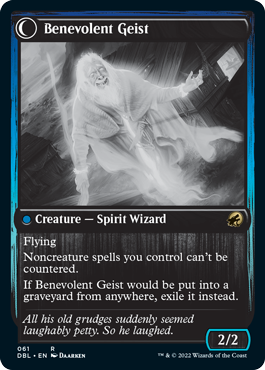 Malevolent Hermit // Benevolent Geist [Innistrad: Double Feature] - PCA Designer Toys