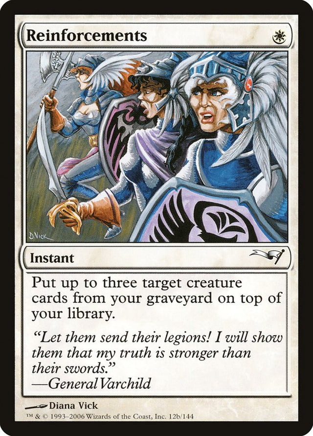 Reinforcements [Coldsnap Theme Decks] - PCA Designer Toys