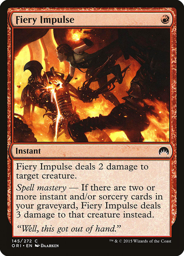 Fiery Impulse [Magic Origins] - PCA Designer Toys