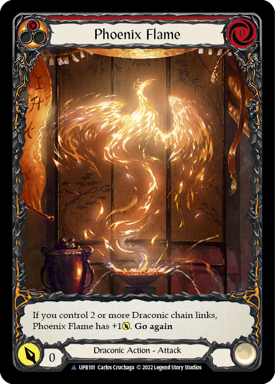 Phoenix Flame (Marvel) [UPR101] (Uprising)  Cold Foil - PCA Designer Toys