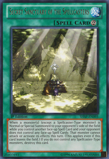 Secret Sanctuary of the Spellcasters [SHSP-EN095] Rare - PCA Designer Toys