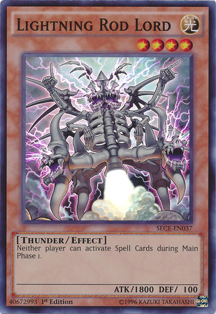 Lightning Rod Lord [SECE-EN037] Super Rare - PCA Designer Toys