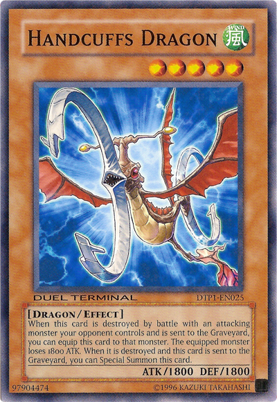 Handcuffs Dragon [DTP1-EN025] Common - PCA Designer Toys