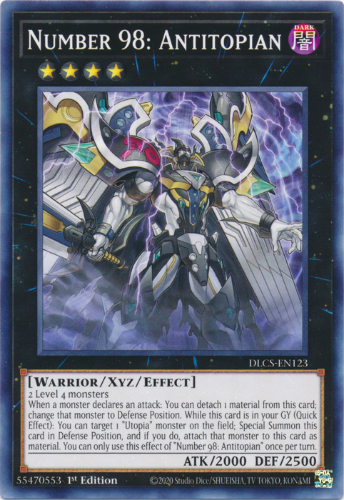 Number 98: Antitopian [DLCS-EN123] Common - PCA Designer Toys