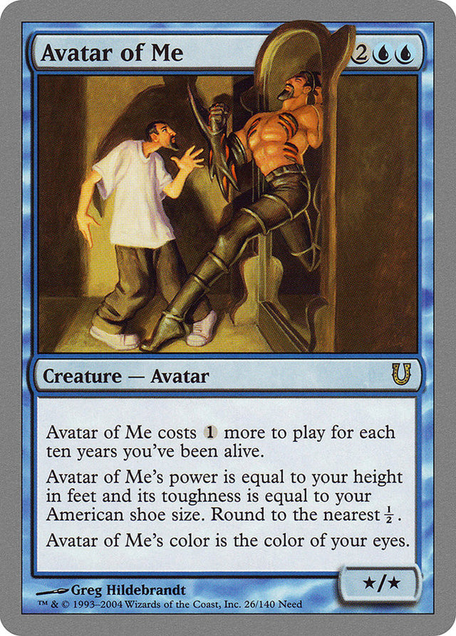 Avatar of Me [Unhinged]