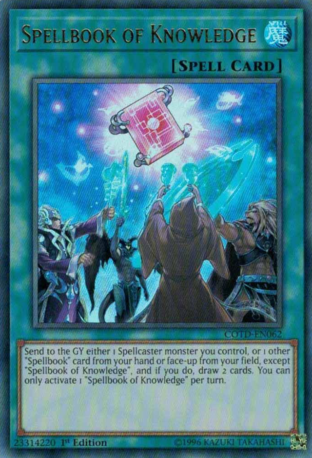 Spellbook of Knowledge [COTD-EN062] Ultra Rare - PCA Designer Toys