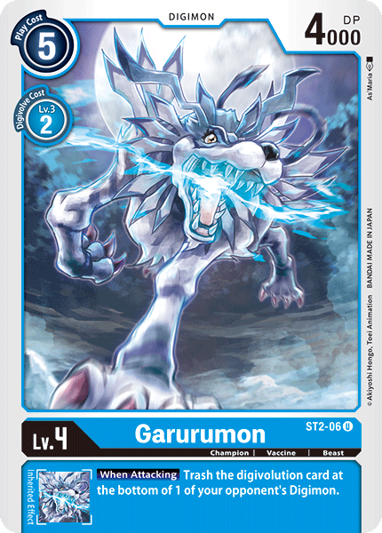 Garurumon [ST2-06] [Starter Deck: Cocytus Blue Promos]