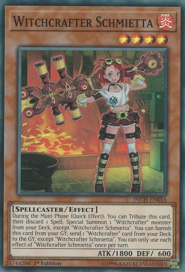 Witchcrafter Schmietta [INCH-EN016] Super Rare - PCA Designer Toys