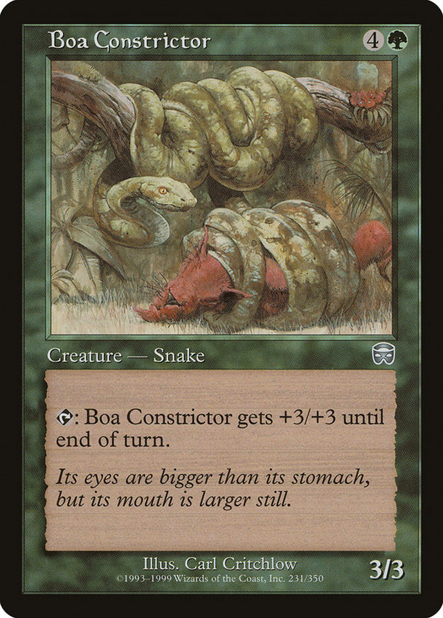 Boa Constrictor [Mercadian Masques] - PCA Designer Toys