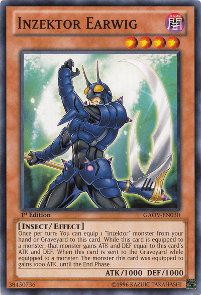 Inzektor Earwig [GAOV-EN030] Common - PCA Designer Toys