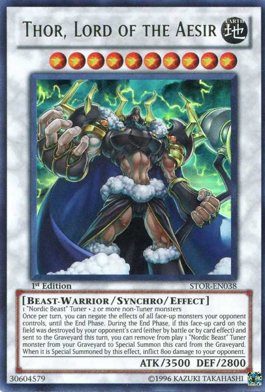 Thor, Lord of the Aesir [STOR-EN038] Ultra Rare - PCA Designer Toys