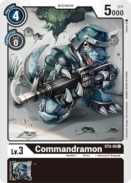 Commandramon [ST5-05] [Starter Deck: Machine Black] - PCA Designer Toys