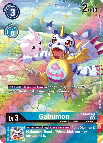 Gabumon [BT6-019] (Alternate Art) [Double Diamond] - PCA Designer Toys