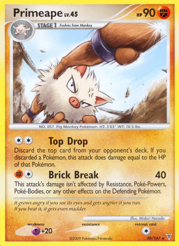 Primeape (39/147) [Platinum: Supreme Victors] - PCA Designer Toys