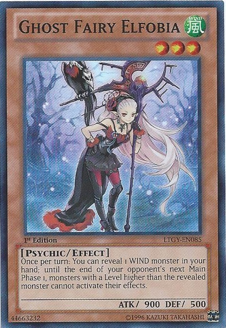 Ghost Fairy Elfobia [LTGY-EN085] Super Rare - PCA Designer Toys