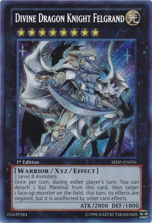 Divine Dragon Knight Felgrand [SHSP-EN056] Secret Rare - PCA Designer Toys