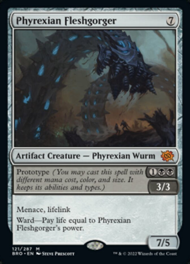 Phyrexian Fleshgorger [The Brothers' War] - PCA Designer Toys
