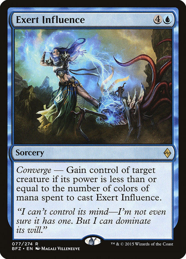 Exert Influence [Battle for Zendikar] - PCA Designer Toys