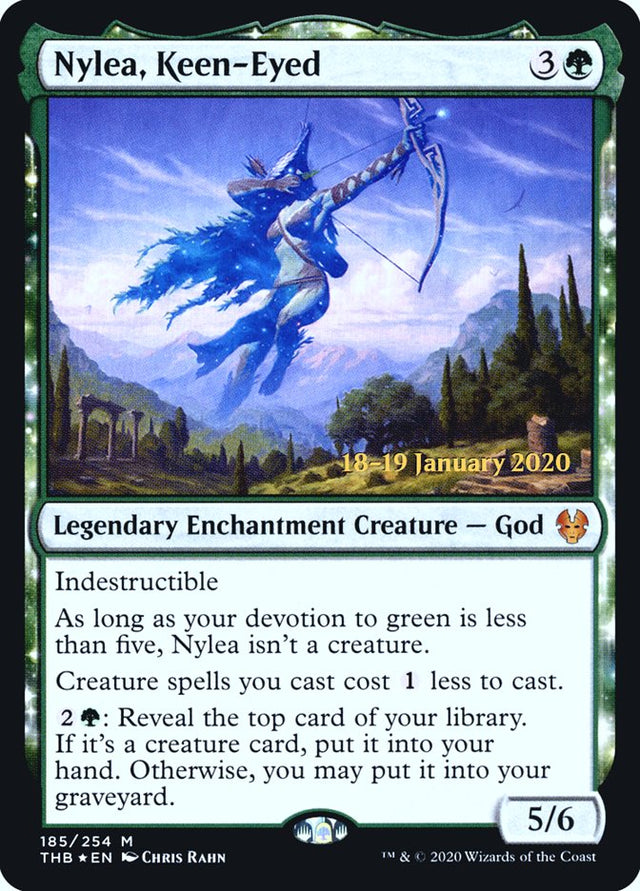 Nylea, Keen-Eyed [Theros Beyond Death Prerelease Promos] - PCA Designer Toys