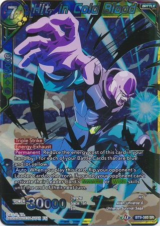Hit, in Cold Blood (BT9-093) [Universal Onslaught] - PCA Designer Toys