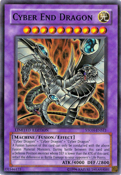 Cyber End Dragon [STON-ENSE1] Super Rare - PCA Designer Toys