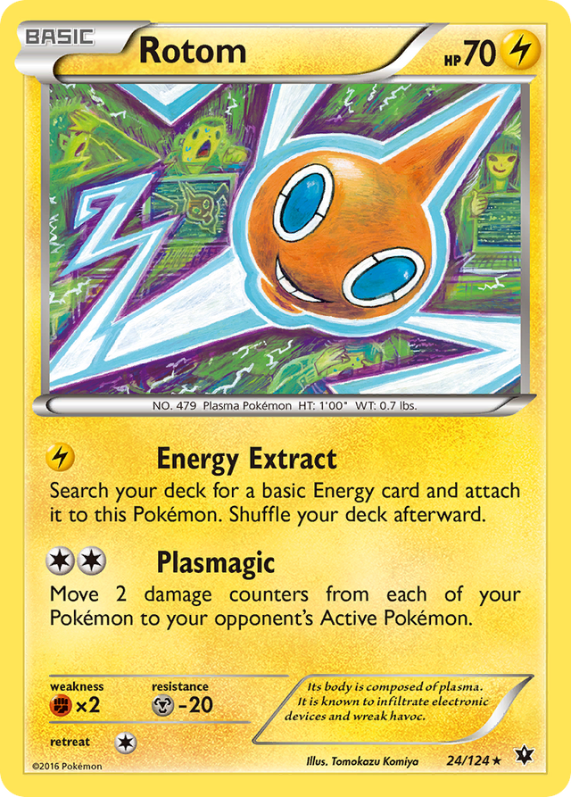 Rotom (24/124) [XY: Fates Collide] - PCA Designer Toys