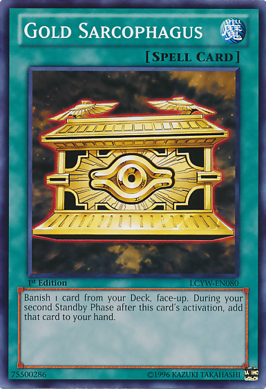 Gold Sarcophagus [LCYW-EN080] Common - PCA Designer Toys