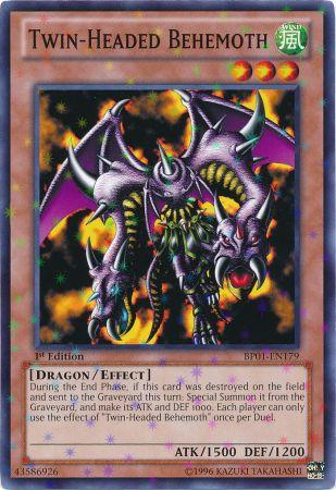 Twin-Headed Behemoth [BP01-EN179] Starfoil Rare - PCA Designer Toys