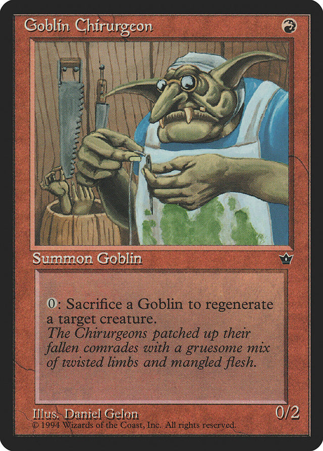 Goblin Chirurgeon (Daniel Gelon) [Fallen Empires] - PCA Designer Toys