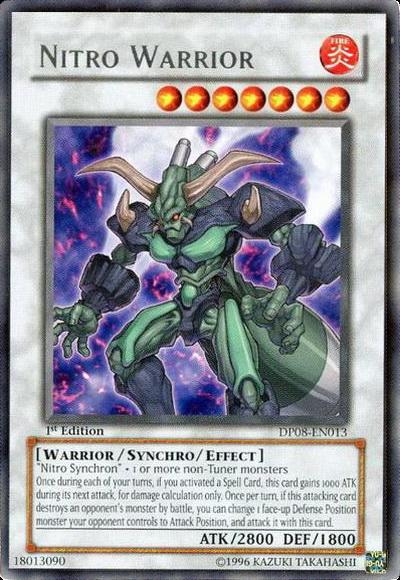 Nitro Warrior [DP08-EN013] Rare - PCA Designer Toys