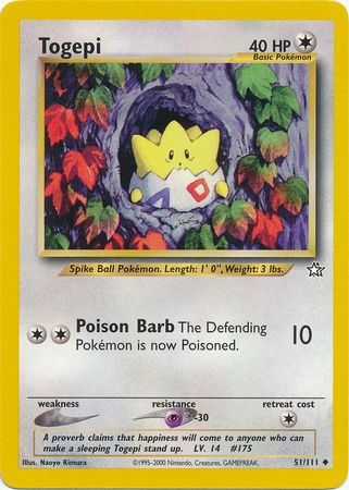 Togepi (51/111) [Neo Genesis Unlimited] - PCA Designer Toys