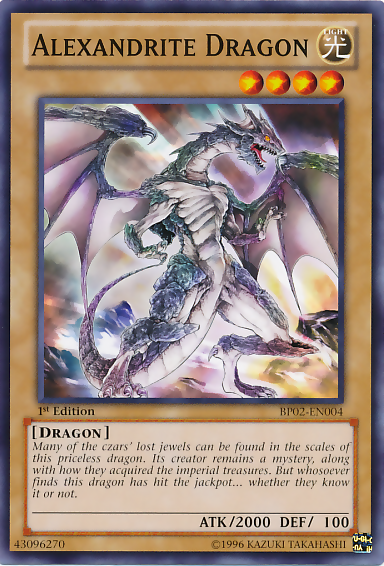 Alexandrite Dragon [BP02-EN004] Mosaic Rare - PCA Designer Toys