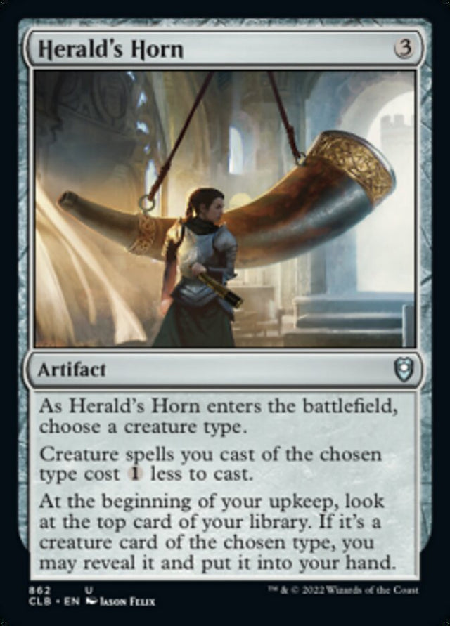 Herald's Horn [Commander Legends: Battle for Baldur's Gate] - PCA Designer Toys