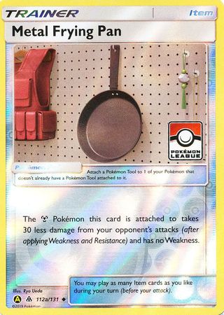 Metal Frying Pan (112a/131) (League Promo) [Sun & Moon: Forbidden Light] - PCA Designer Toys