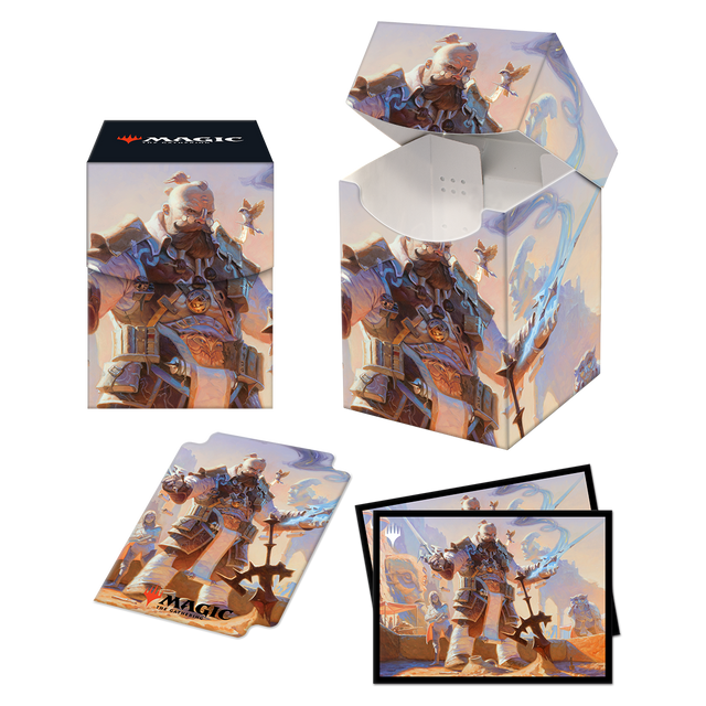 Ultra PRO: 100+ Deck Box / 100ct Sleeves - Commander 2021 (Lorehold)