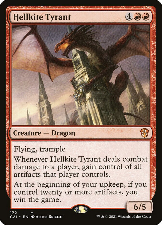 Hellkite Tyrant [Commander 2021] - PCA Designer Toys