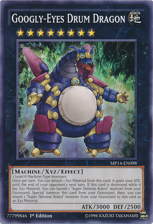 Googly-Eyes Drum Dragon [MP14-EN098] Common - PCA Designer Toys