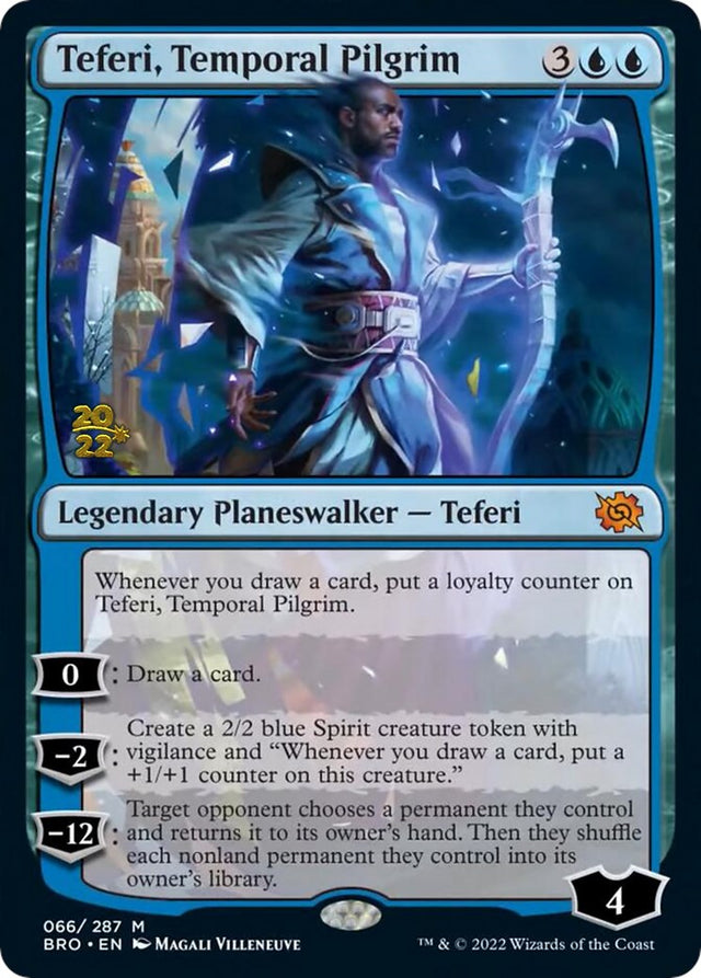Teferi, Temporal Pilgrim [The Brothers' War: Prerelease Promos] - PCA Designer Toys