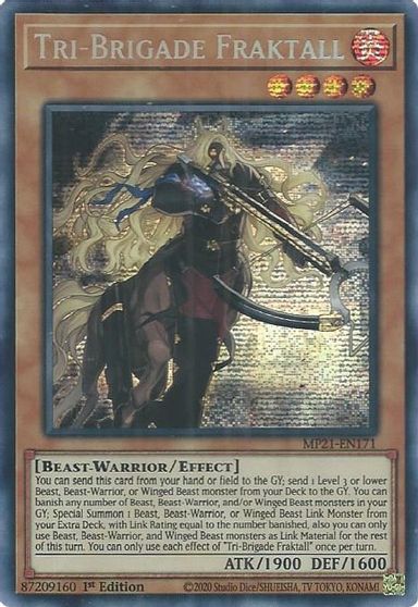 Tri-Brigade Fraktall [MP21-EN171] Prismatic Secret Rare - PCA Designer Toys