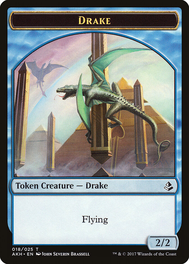 Anointer Priest // Drake Double-sided Token [Amonkhet Tokens] - PCA Designer Toys