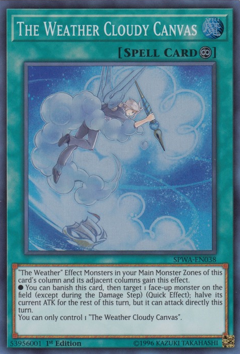 The Weather Cloudy Canvas [SPWA-EN038] Super Rare - PCA Designer Toys
