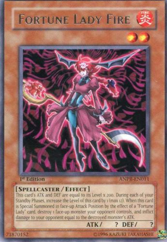 Fortune Lady Fire [ANPR-EN011] Rare - PCA Designer Toys