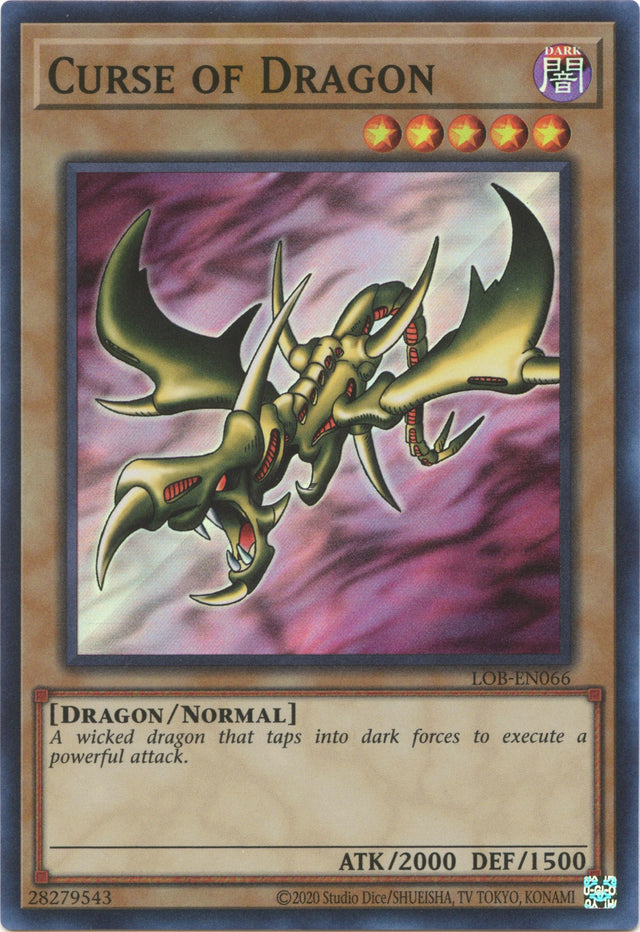 Curse of Dragon (25th Anniversary) [LOB-EN066] Super Rare - PCA Designer Toys