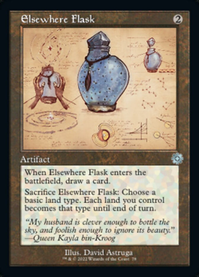 Elsewhere Flask (Retro Schematic) [The Brothers' War Retro Artifacts] - PCA Designer Toys